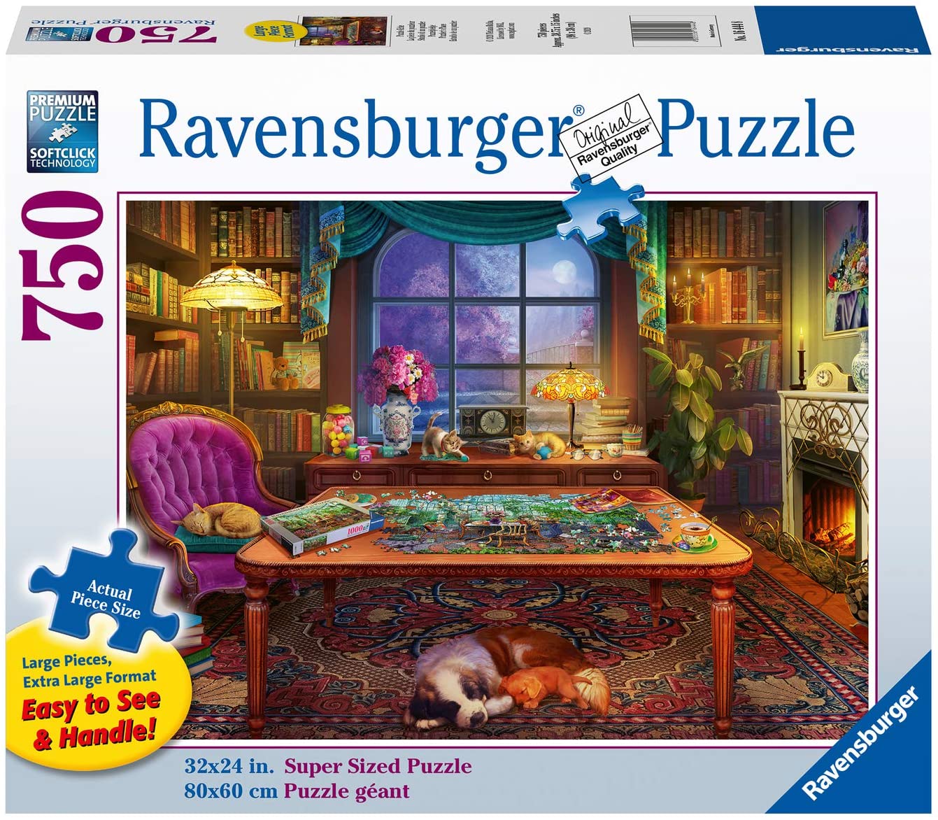 Ravensburger Puzzler's Place 750 Piece Large Format Puzzle image 0